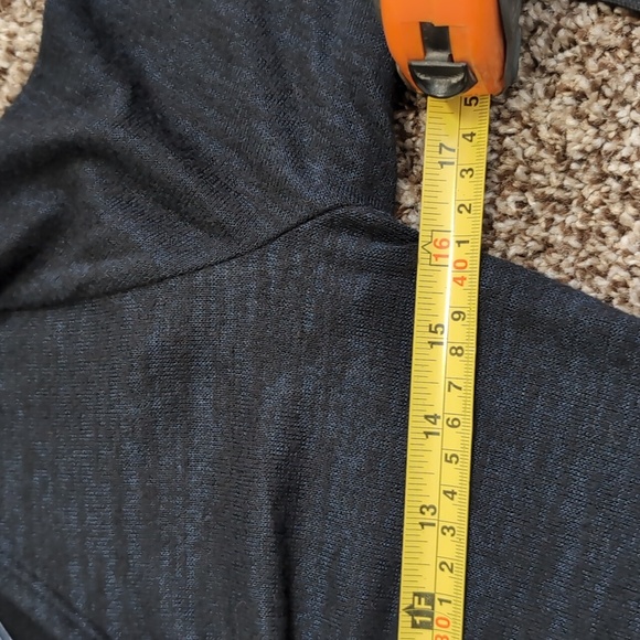 Abercrombie and Fitch Body Suit Soft Long Sleeve NEW Size Medium Black-blue - Picture 4 of 11